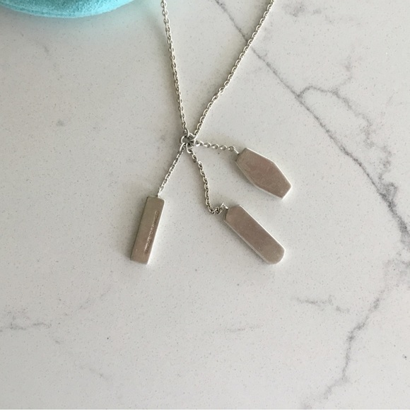 Tiffany & Co 1837 Triple Bar Lavalier Necklace - Picture 4 of 6